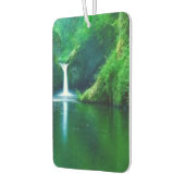 Groene Abstracte Mosstructuur iPhone Hoes Luchtverfrisser (Links)