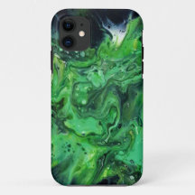 Groene abstracte motief. 