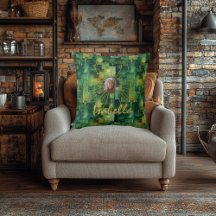 Groene Abstracte Persoonlijke Fotokussen