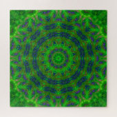 Groene Abstracte puzzel (Horizontaal)