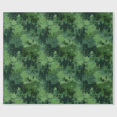Groene Abstracte Schilderij  Cadeaupapier (Vlak)