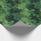 Groene Abstracte Schilderij Cadeaupapier (Hoek)