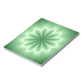 Groene Abstracte Ster Notitieblok (Linkerzijde)