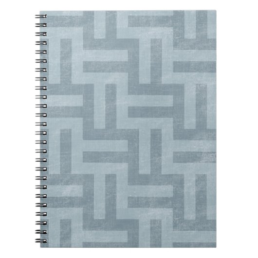 Groene Abstracte strepen Notitieboek (Voorkant)