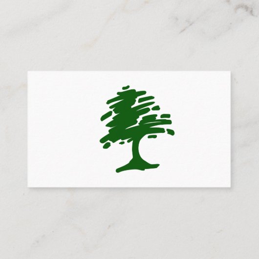 Groene Abstracte structuur | Landschapsarchitectuu Visitekaartje (Achterkant)