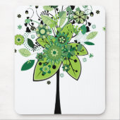 Groene Abstracte structuur Muismat (Voorkant)