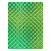 Groene abstracte tafelkleed (Voorkant)