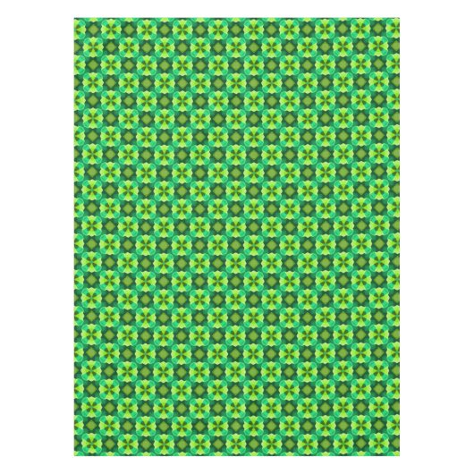 Groene abstracte tafelkleed (Voorkant)