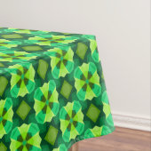 Groene abstracte tafelkleed (Voorbeeld)