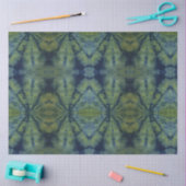 Groene Abstracte tinten kleuren Traditionele Patro Tissuepapier (Craft)