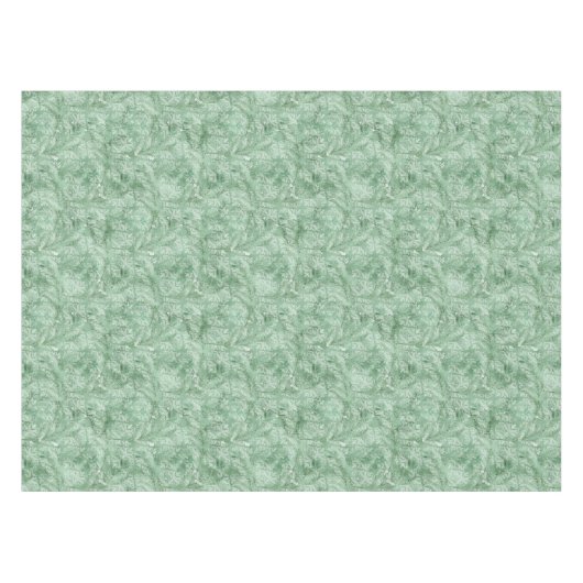 Groene Abstracte Vierkanten Kerst Tafelkleed (Voorkant (Horizontaal))