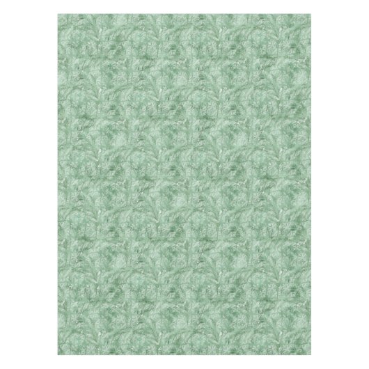 Groene Abstracte Vierkanten Kerst Tafelkleed (Voorkant)