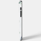 Groene Abstracte waterverf Bos iPhone hoesje (Achterkant / Links)