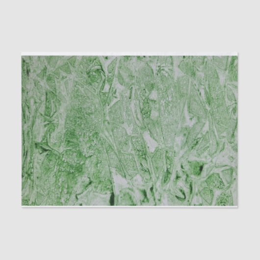 Groene Abstracte Waterverf Tissuepapier (Voorkant)