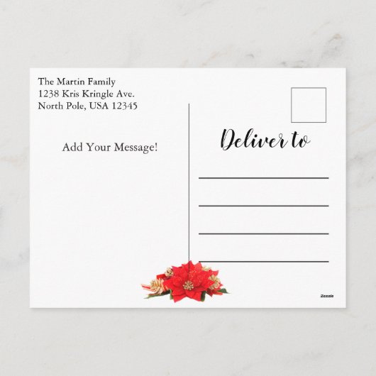 Groene Abstractste kerstboom Feestdagenkaart (Achterkant)