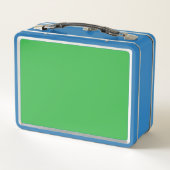 Groene achtergrond en witte rand voor een moderne  (Achterkant)
