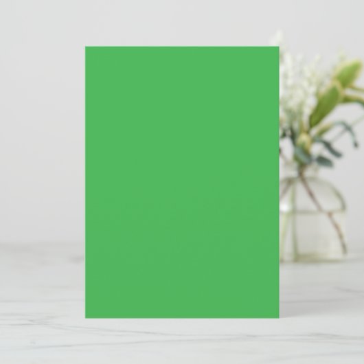 Groene achtergrond en witte rand voor een moderne  kaart (Staand voorkant)