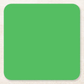 Groene achtergrond en witte rand voor een moderne kartonnen onderzetters (Voorkant)