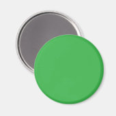 Groene achtergrond en witte rand voor een moderne  magneet (Voorkant / Achterkant)