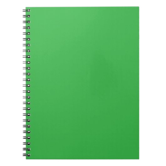 Groene achtergrond en witte rand voor een moderne  notitieboek (Voorkant)