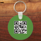 Groene achtergrond & gele,witte vlinder & spin sleutelhanger (Achterkant)