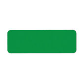 Groene Achtergrond met Witte Rand voor Modern Oost Etiket (Voorkant)