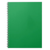 Groene Achtergrond met Witte Rand voor Modern Oost Notitieboek (Voorkant)