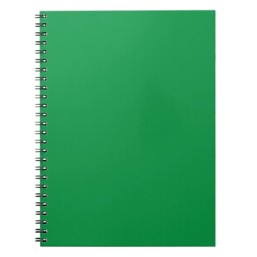 Groene Achtergrond met Witte Rand voor Modern Oost Notitieboek (Voorkant)