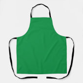 Groene Achtergrond met Witte Rand voor Modern Oost Schort (Voorkant)