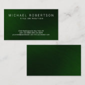 Groene Achtergrond Modern Visitekaartje (Voorkant / Achterkant)