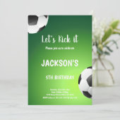 Groene achtergrond Sportthema Kaart (Staand voorkant)