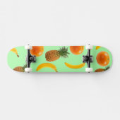 Groene achtergrond van het Tropisch Schaats van de Persoonlijk Skateboard (Horizontaal)