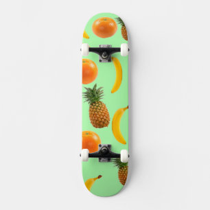 Groene achtergrond van het Tropisch Schaats van de Persoonlijk Skateboard