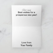 Groene achtergrond van Nowruz Goldfish Kaart (Binnen)