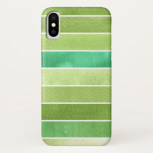 groene achtergrond voor grote waterverf - waterver Case-Mate iPhone case