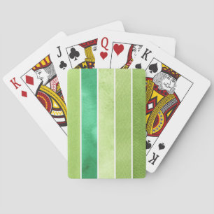 groene achtergrond voor grote waterverf - waterver pokerkaarten