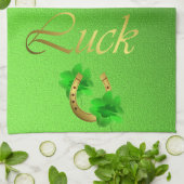 groene achtergrondhanddoek theedoek (Gevouwen)