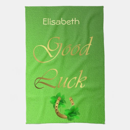 groene achtergrondhanddoek theedoek (Verticaal)