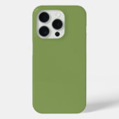 Groene achtergrondkleur Moss past dit aan Case-Mate iPhone Case (Achterkant)
