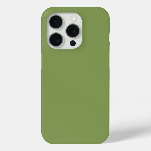 Groene achtergrondkleur Moss past dit aan Case-Mate iPhone Case (Achterkant)