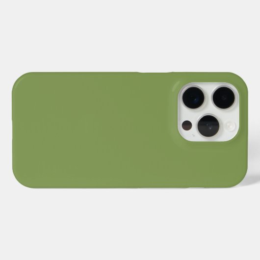 Groene achtergrondkleur Moss past dit aan Case-Mate iPhone Case (Achterkant (horizontaal))