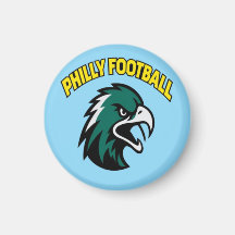 Groene Adelaar Mascotte Philly Voetbal Fan Kleding