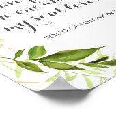 Groene adem die ik heb gevonden... die van mijn so poster (Hoek)