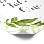 Groene adem Neem één Poster voor gebarsten, bijten (Hoek)