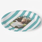 Groene afgradatie papieren bordje (Gekanteld)
