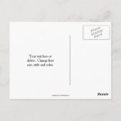 Groene Afrikaanse madeliefjes bloem gepersonalisee Briefkaart (Achterkant)