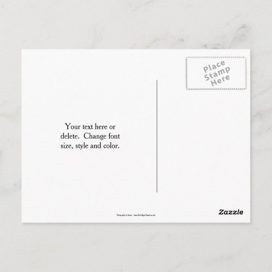 Groene Afrikaanse madeliefjes bloem gepersonalisee Briefkaart (Achterkant)