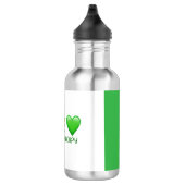 Groene Afro Honey Water Bottle Waterfles (Rechts)