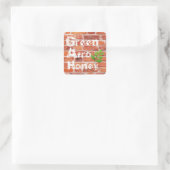 Groene Afro Honing Sticker 2 (Tas)