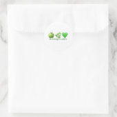 Groene Afro Honing Stickers 3 (Tas)